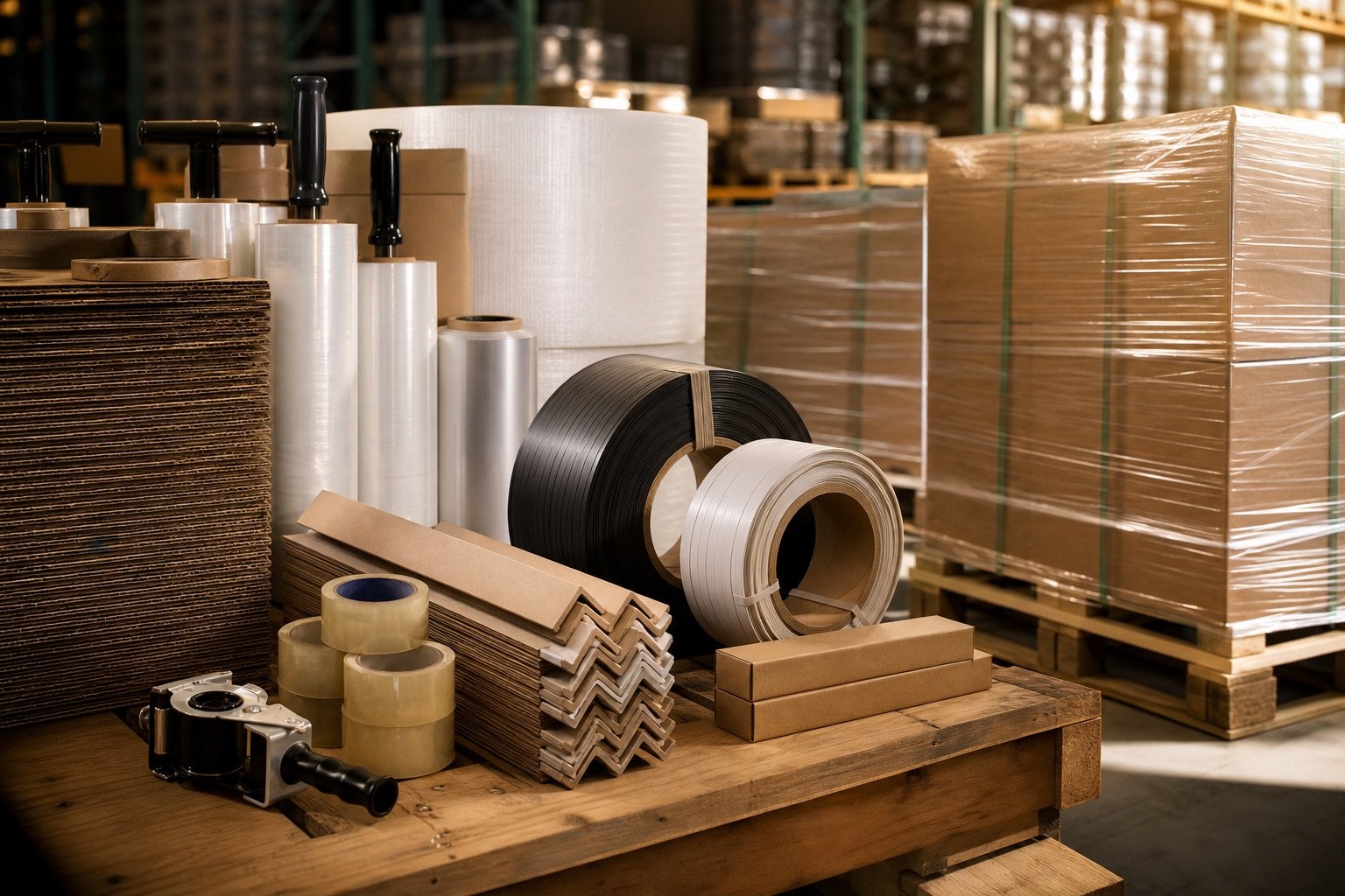 Empaque y embalaje industrial para logística